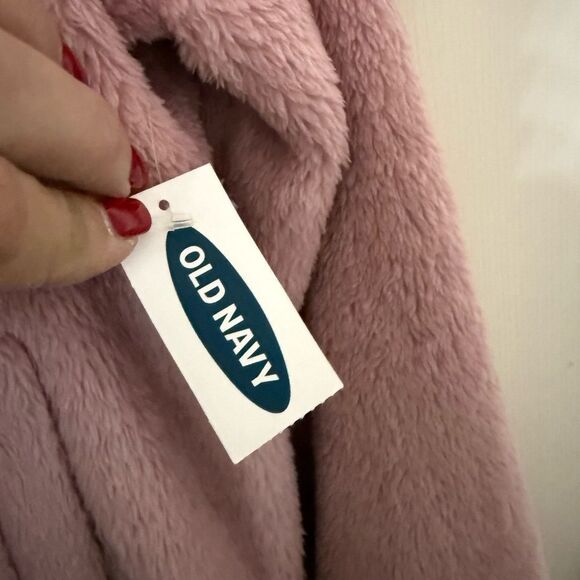 NWT Old Navy Plush Pink Ladies Jacket - Picture 3 of 5